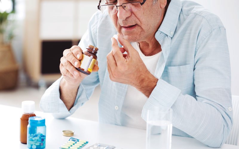 Uso de muchos medicamentos
